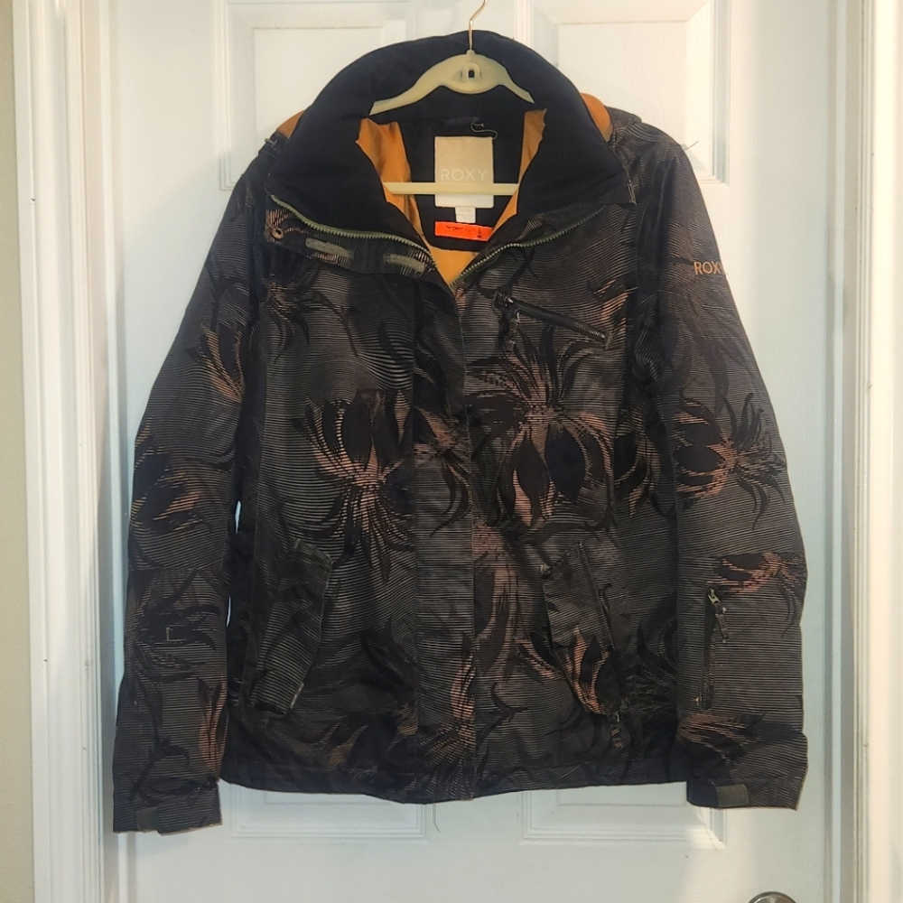 Roxy Green Snowboarding Jacket EUC - L